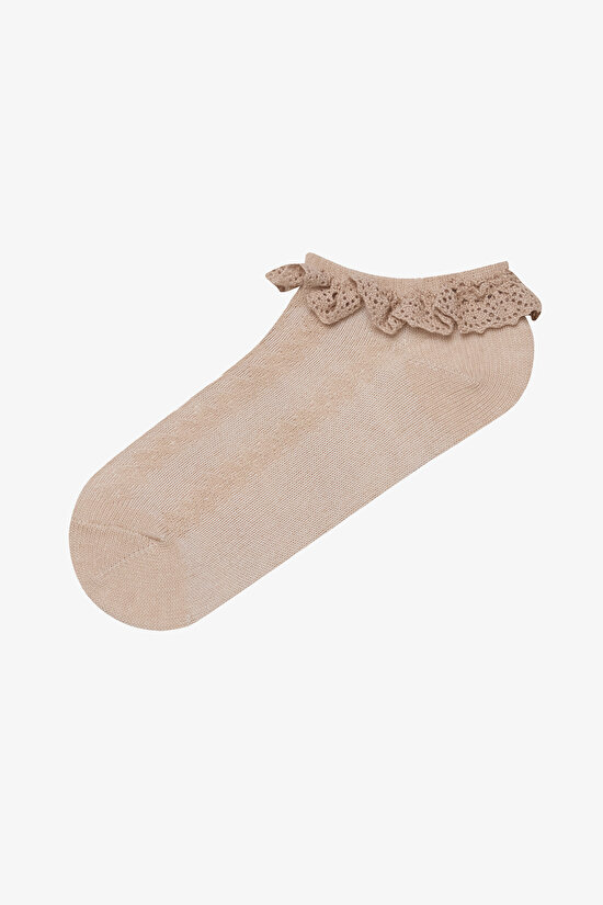 Kız Çocuk Sweet Lace Çok Renkli  2li Patik Çorap - 3