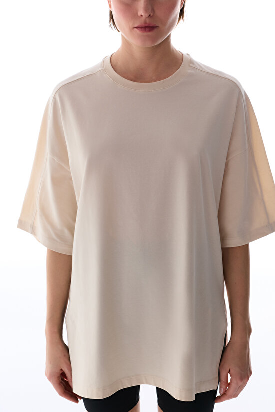 Stone Cotton Oversize T Shirt - 4