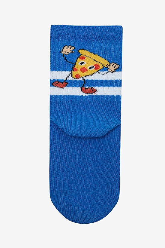 Boys Cool Snack 2in1 Multi Colour Tennis Socket Socks - 6