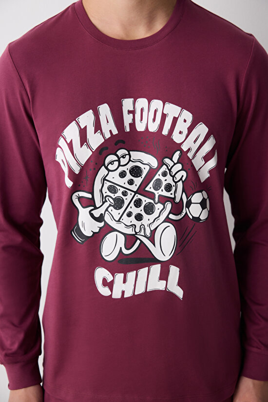 Chill Çok Renkli Pantolon Pijama Takımı - 4