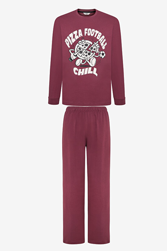 Chill Çok Renkli Pantolon Pijama Takımı - 6