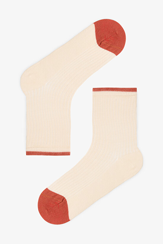 5 Pairs of Cotton Striped Socket Socks - 3