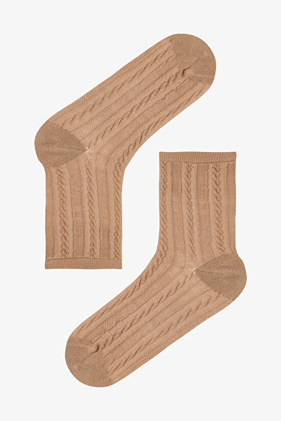 5 Pairs of Cotton Striped Socket Socks - 6