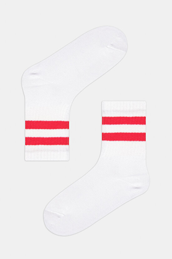 Boys Stripe  3in1 Tennis Socket Socks - 3