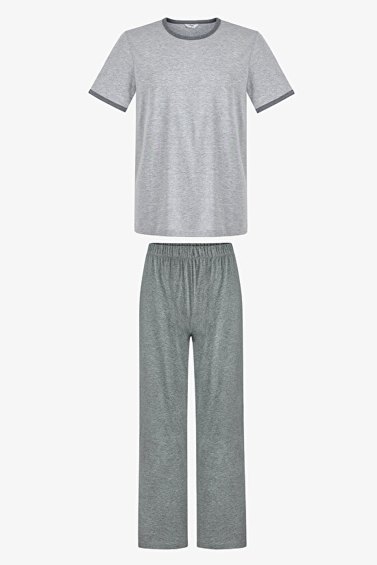 Man Colorful Urban Track Pajama Set - 1