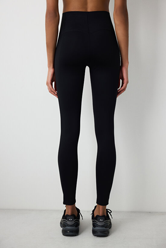 Back Lock Stitched Black Legging Back Lock Stitched Black Legging - 3