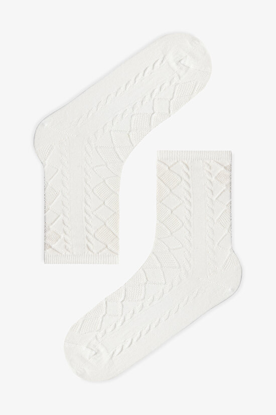 Pembe/Gri Daisy Dream 3'lü Soket Çorap - 4