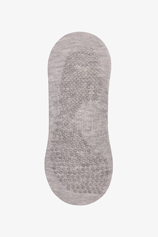 Light Grey Cross Cotton Ballerina Socks - 3