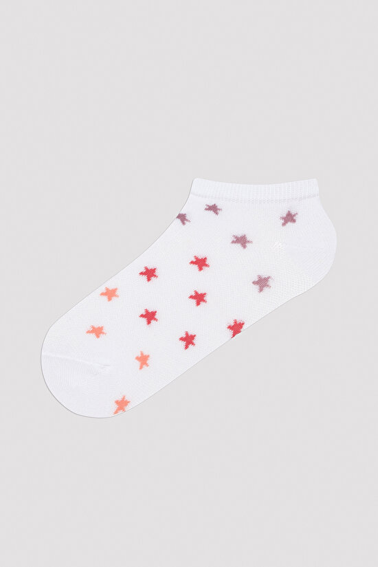Star Beyaz 5li Patik Çorap - 3