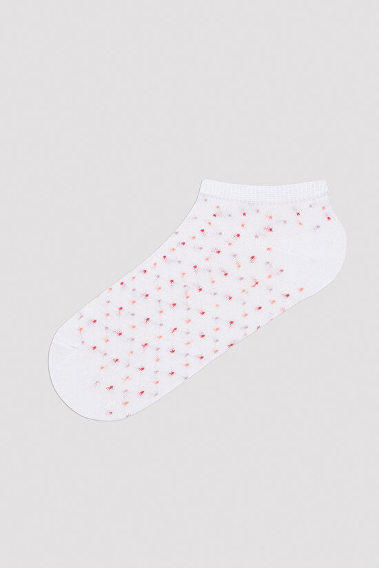 Star Beyaz 5li Patik Çorap - 4