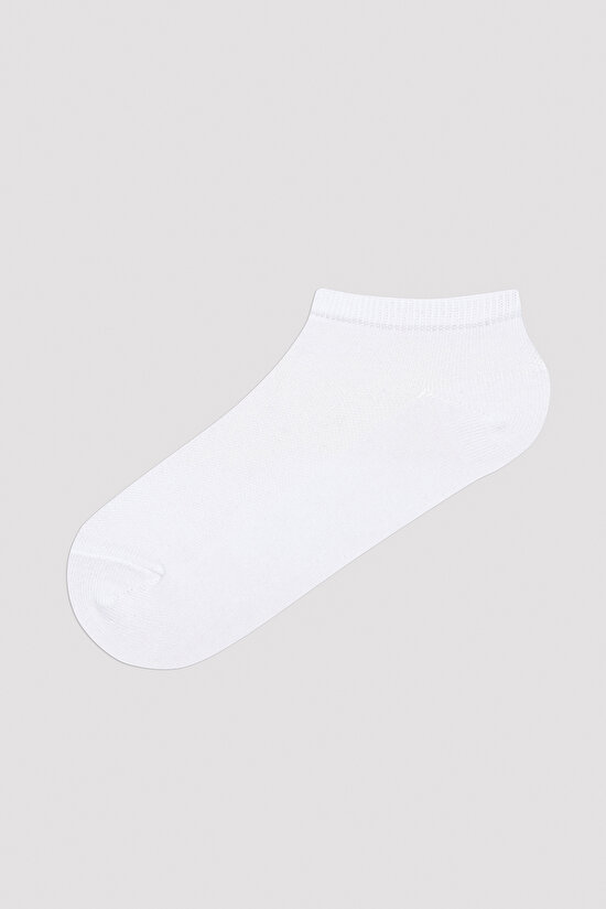 Star Beyaz 5li Patik Çorap - 6