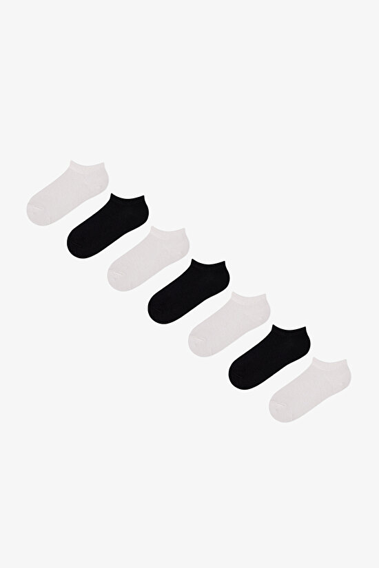Unisex Çocuk Essentials 7'li Patik Çorap - 1