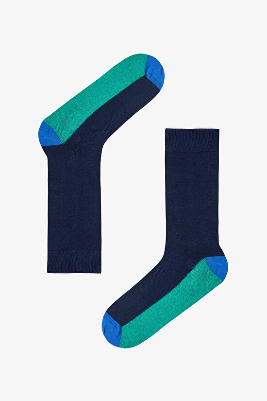 Man Color Line Striped 5-Pack Winter Socket Socks - 4