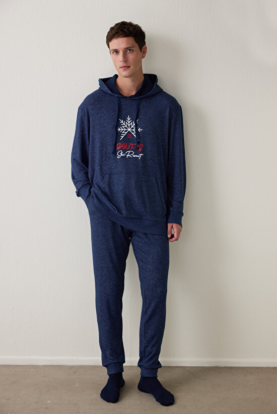 Man Oversize Ski Jogger Pajama Set - 1