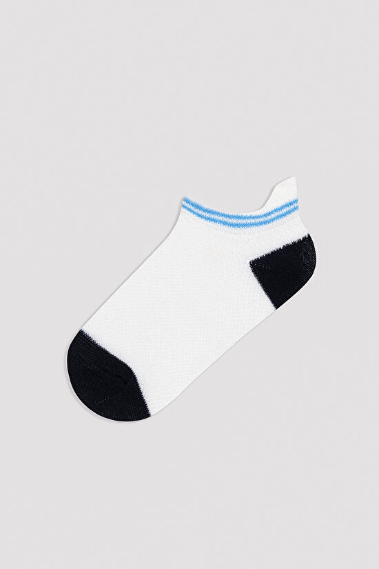 Boys Simple Blue 3in1 Liner Socks Boys Simple Blue 3in1 Liner Socks - 3