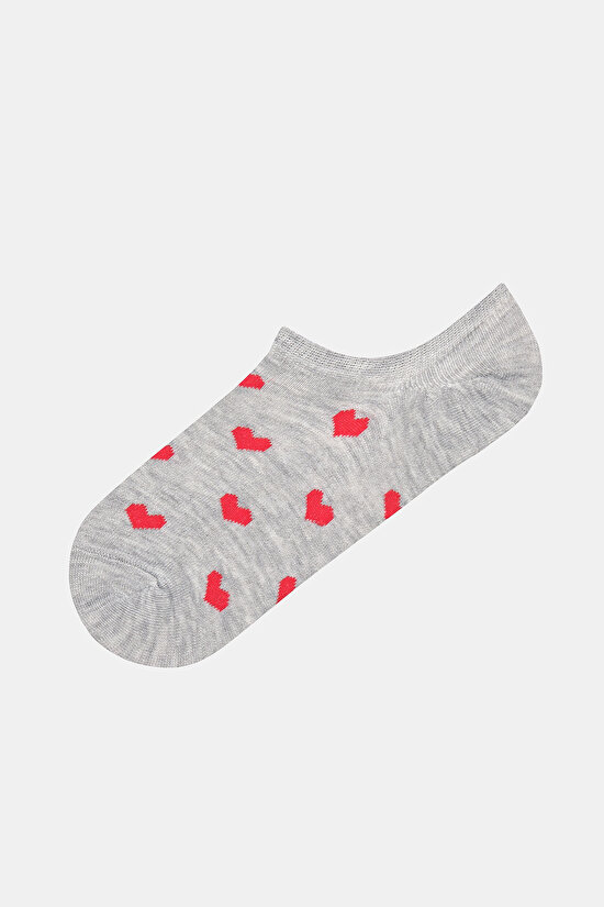 Red Heart 3in1 Sneaker Socks - 4