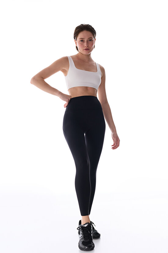 Siyah Heart Toparlayıcı Tayt - 8