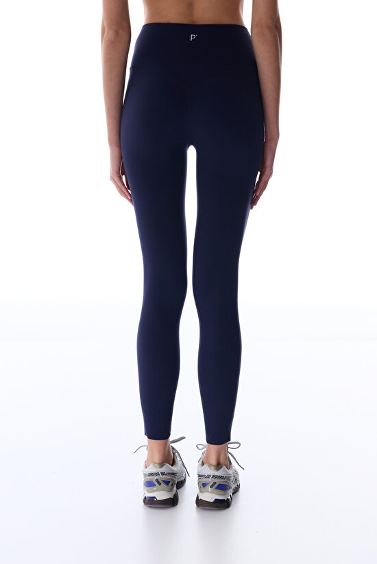 Navy Heart Shaping Leggings - 3