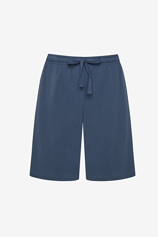 Basic Stone Şortlu Pijama Takımı - 8