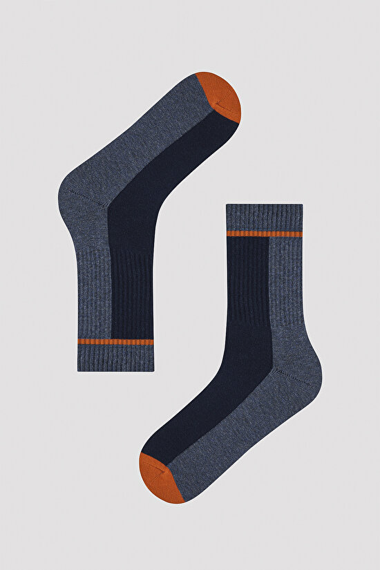 Erkek Divided 3lü Soket Çorap - 3