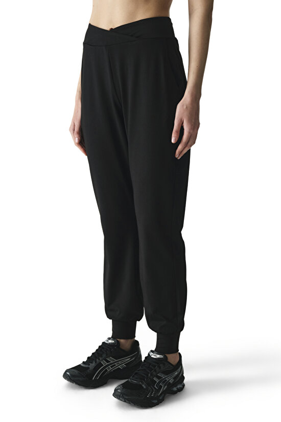 Black High-Waisted Sweatpants