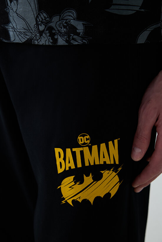 Batman Çok Renkli Pantolonlu Pijama Takımı - 4