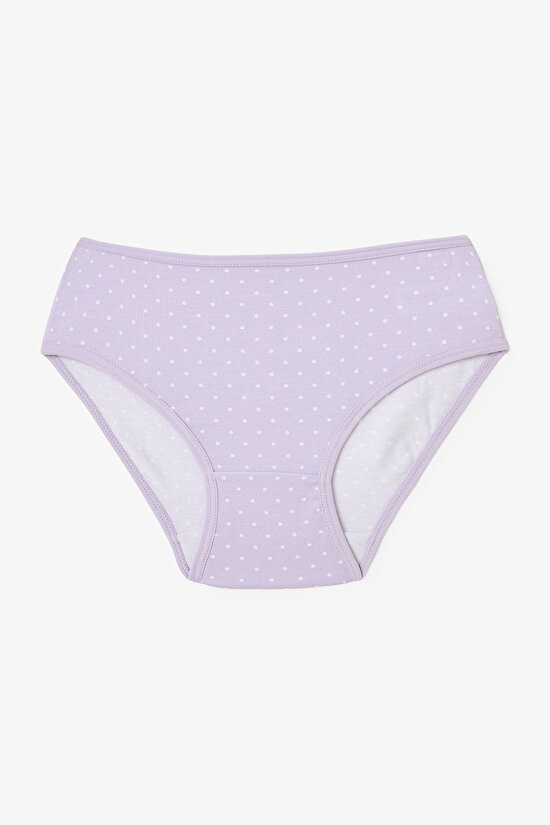 Multi Color Girls Cotton 5-Pack Slip Multi Color Girls Cotton 5-Pack Slip - 6