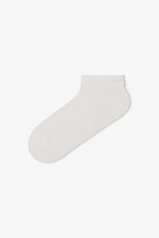 5 Çift Pamuklu Puantiye Desenli Patik Çorap - 4