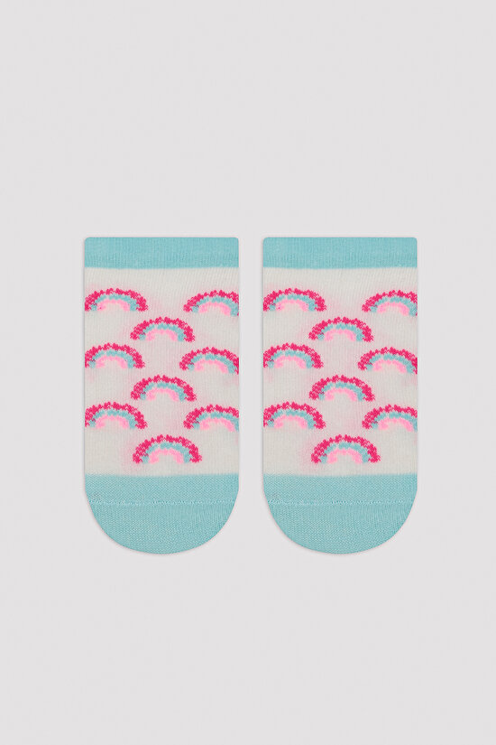 Girls Butterflly 3in1 Liner Socks - 3