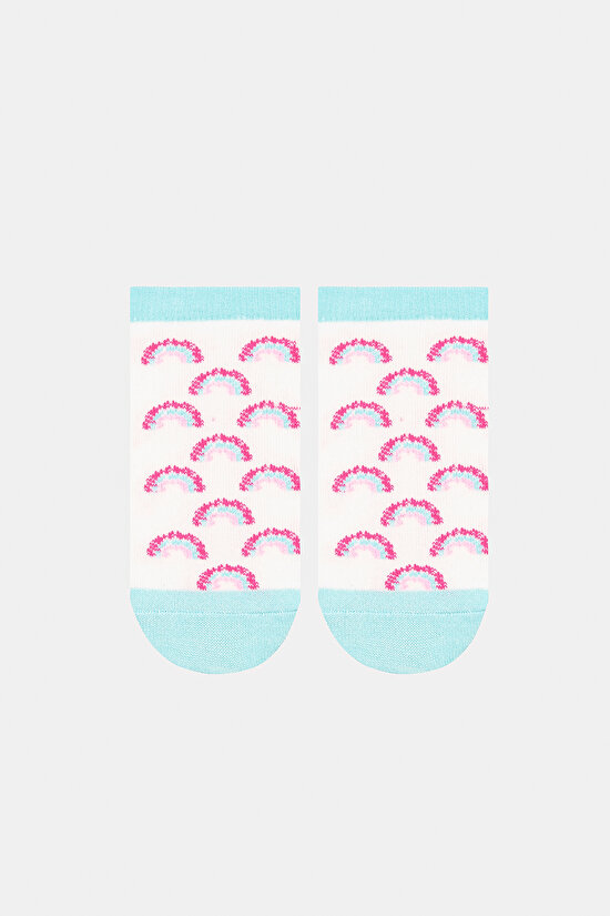 Girls Butterflly 3in1 Liner Socks - 4