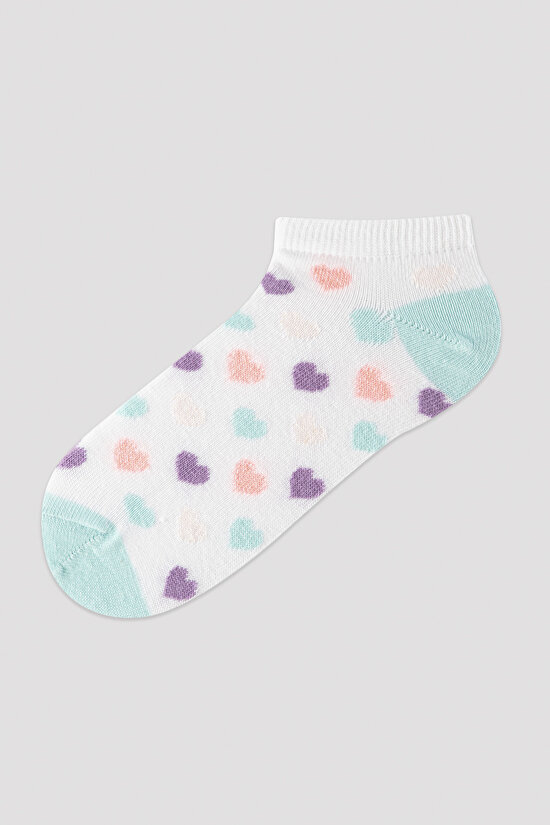 Girls Neon Mermaid 3in1 Liner Socks - 3