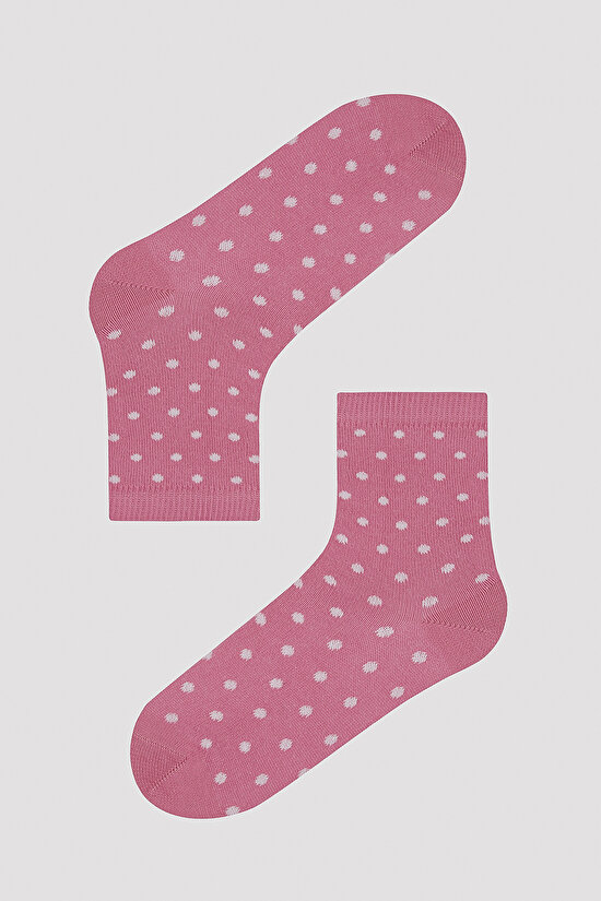 Kız Çocuk Çoklu Desen 4 lü Soket Çorap - 2
