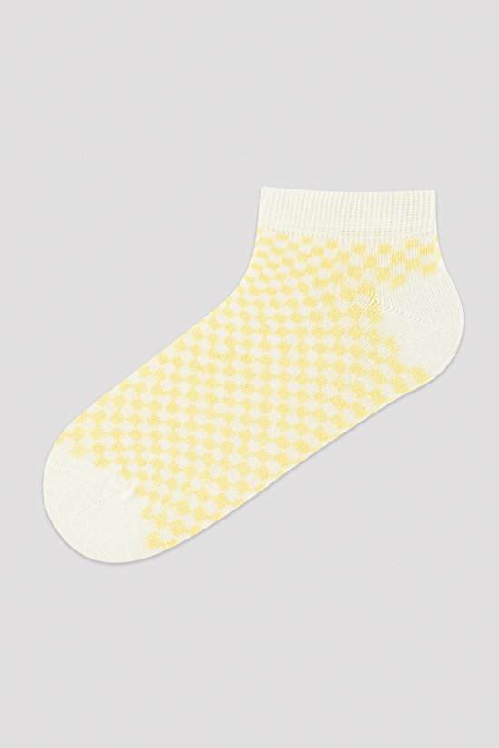Girls Lemon 3in1 Liner Socks - 4