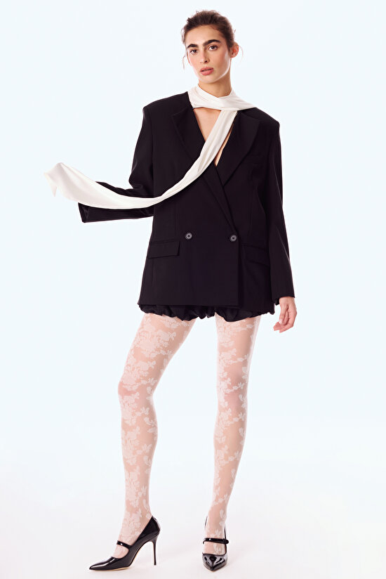 Love Letter File Külotlu Çorap - 1