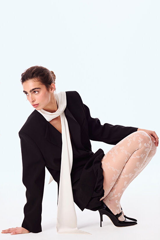 Love Letter File Külotlu Çorap - 2