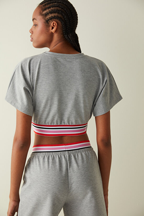 Striped Waist Top-Prince Collection - 4