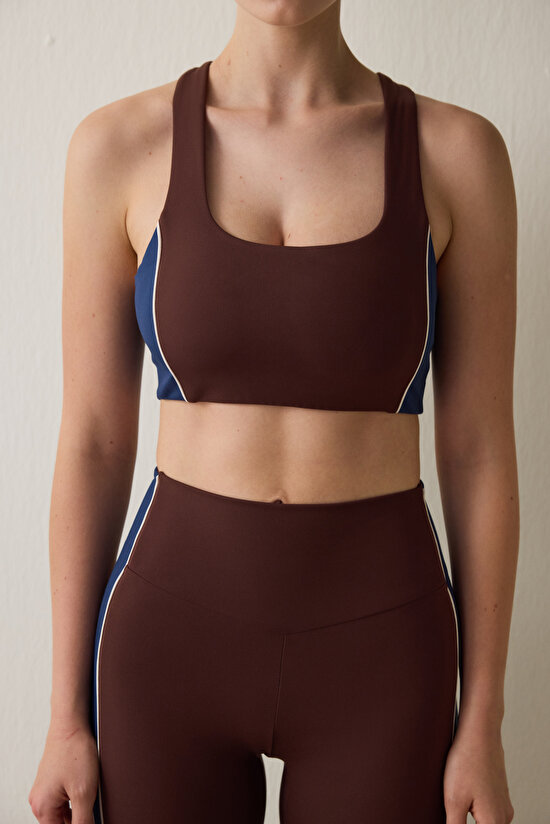 Kahverengi Orta Destek Join Spor Sütyeni Kahverengi Orta Destek Join Spor Sütyeni - 4