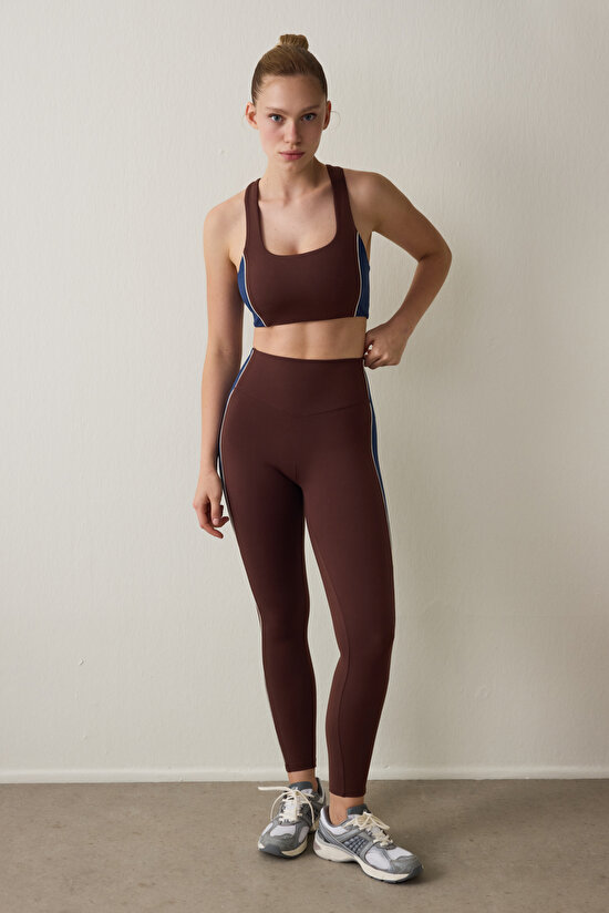 Kahverengi Orta Destek Join Spor Sütyeni Kahverengi Orta Destek Join Spor Sütyeni - 6