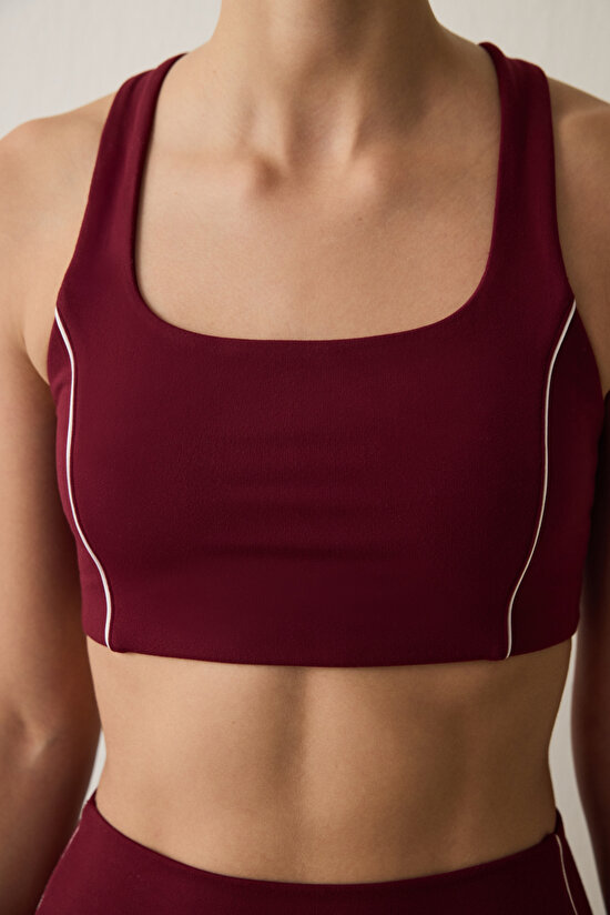 Bordo Orta Destek Join Spor Sütyeni Bordo Orta Destek Join Spor Sütyeni - 5