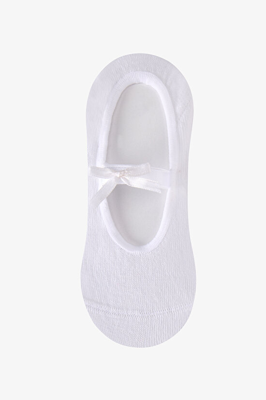 Kız Çocuk Marsmelov Ballerina Suba Fiyonk Desenli Çorap - 1