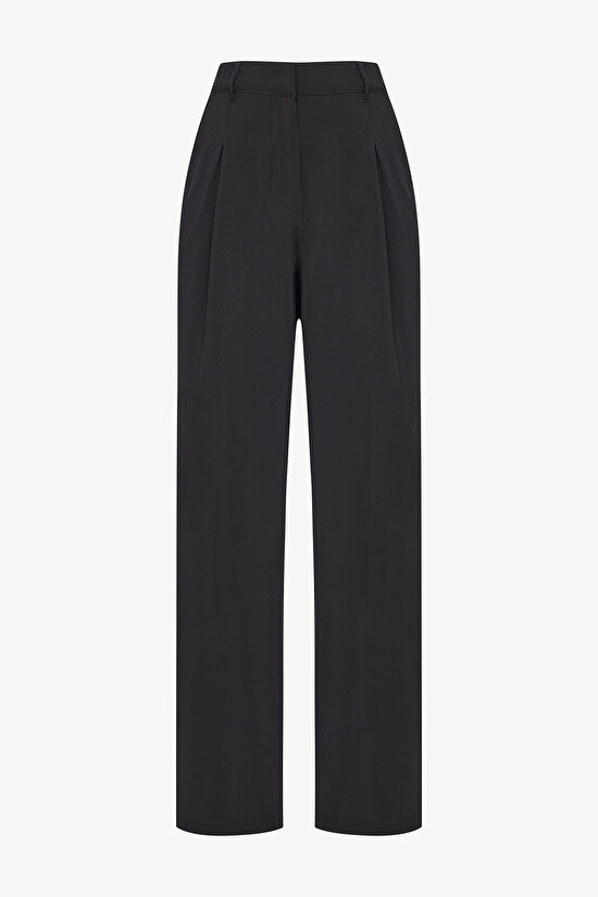 Loose Fit Black Pant - 5