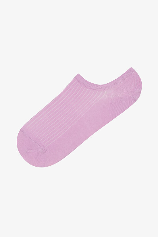 3 Çift Pamuklu Fitilli Burun Dikişsiz Sneaker Çorap - 3