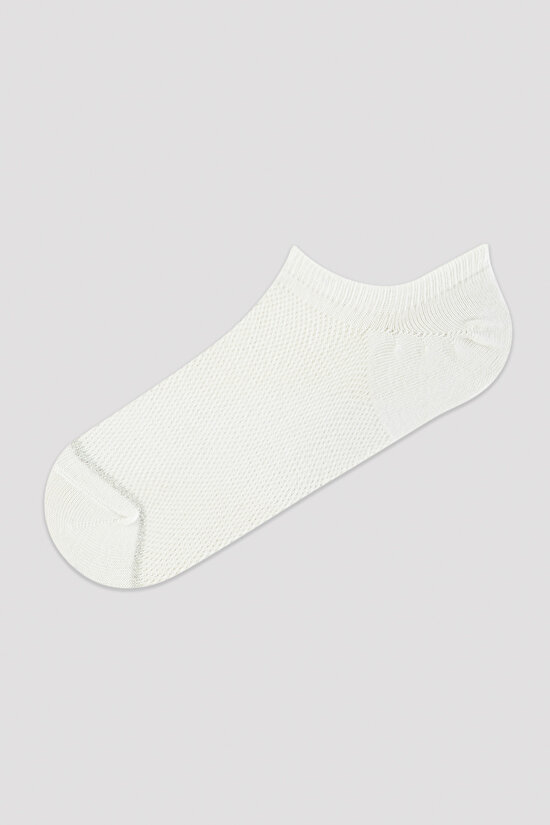 Basic Mesh 3lü Patik Çorap - 2