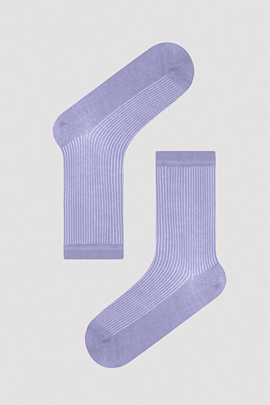 Basic Rib 3lü Soket Çorap - 2