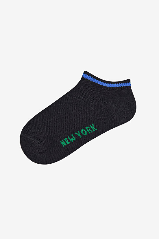 Boys Black Basic Country 4in1 Liner Socks - 3