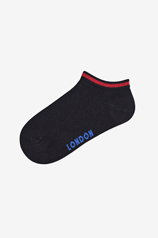 Boys Black Basic Country 4in1 Liner Socks - 4