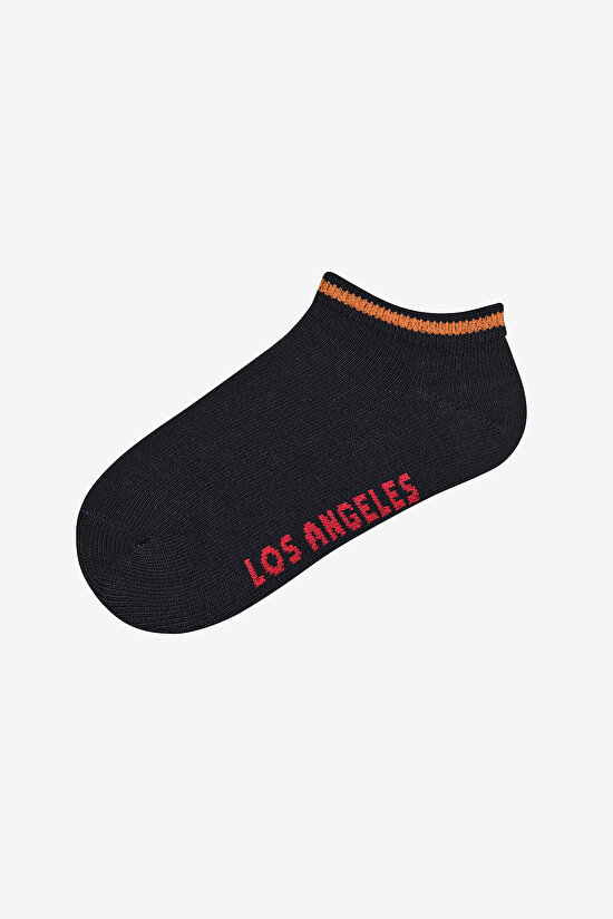 Boys Black Basic Country 4in1 Liner Socks - 5