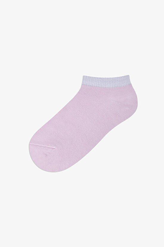 Renkli Kız Çocuk Peony Colors 4 'lü Patik Çorap - 4