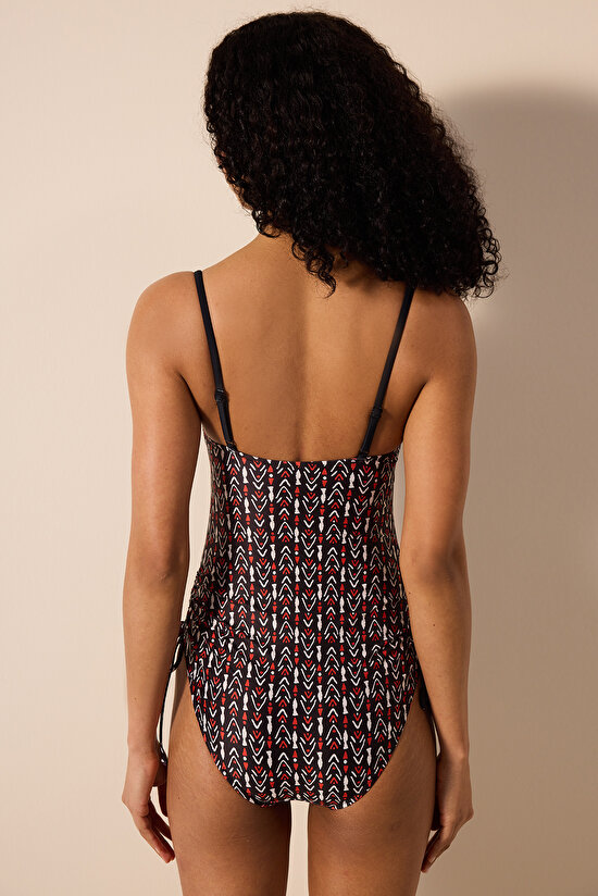 Corus Straplez Balenli Çok Renkli Mayo - 4