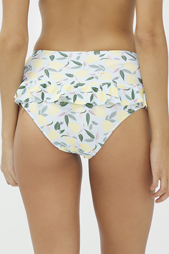 Çok Renkli Lemon Mini Skirt Bikini Altı - 3